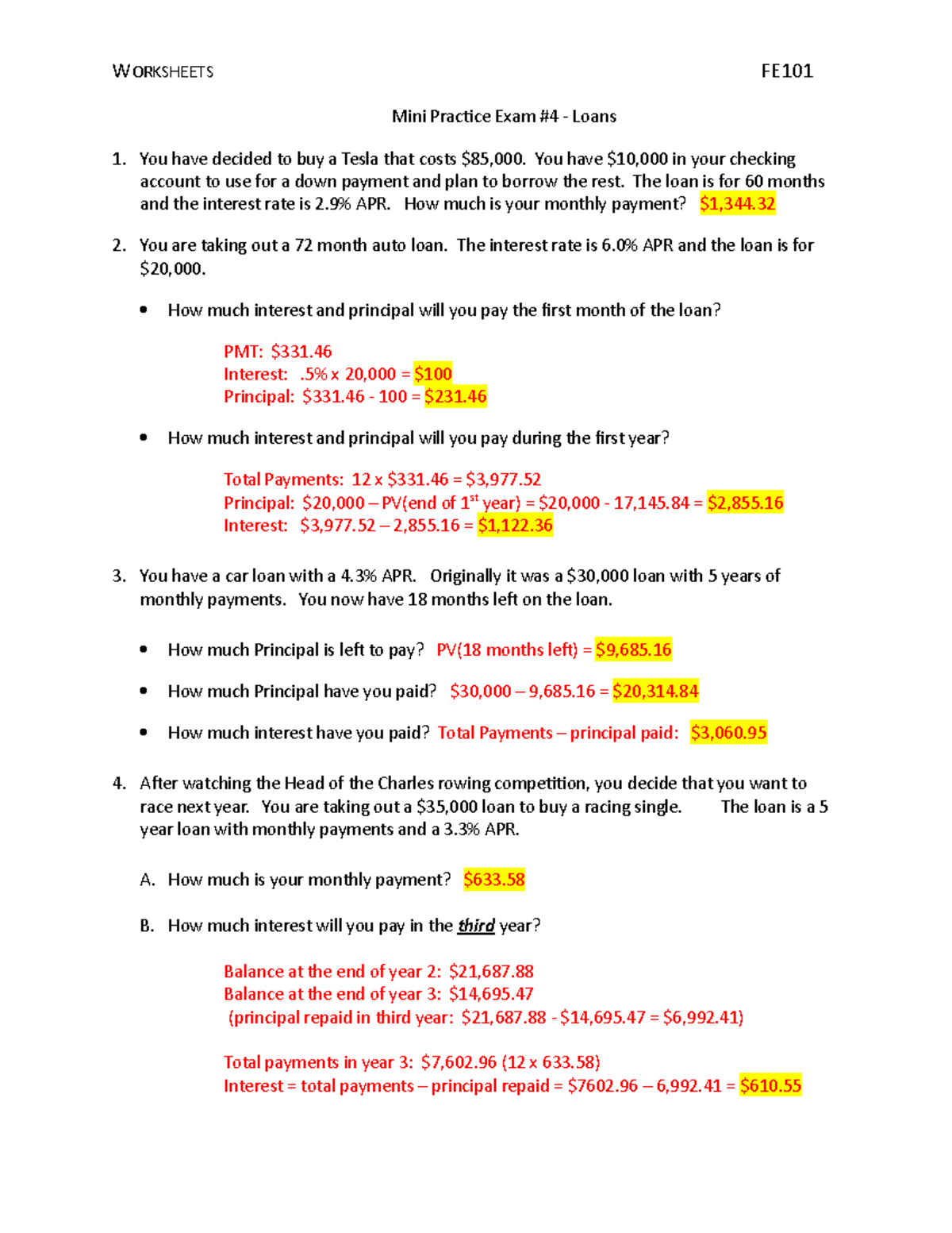 Mini+Practice+Exam+ 4+-+Loans+-+answer+key - WORKSHEETS FE Mini Practice Exam #4 - Loans You have - Studocu Mini+Practice+Exam+ 4+-+Loans+-+answer+key - WORKSHEETS FE Mini Practice Exam #4 - Loans You have - Studocu