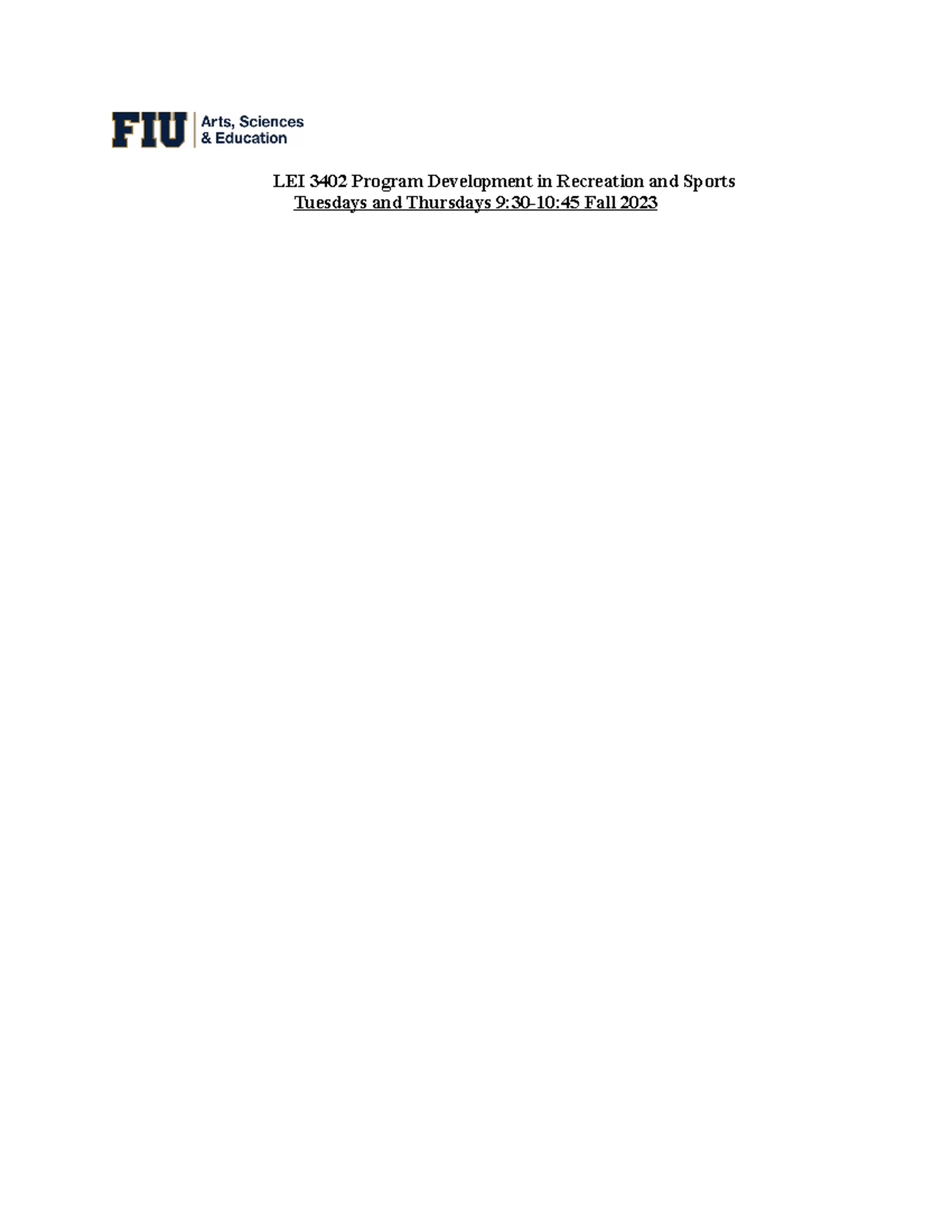 Course+Calendar-LEI+3402+Program+Development+in+Recreation+and+Sports ...
