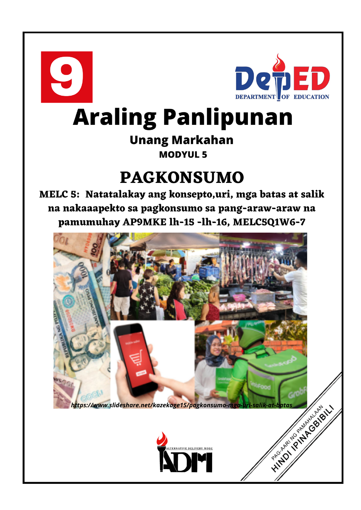 Modyul 5 Pagkonsumo Araling Panlipunan Ang Mga Sumusunod Ay Mahalagang Paalala Sa Modyul Na 7982