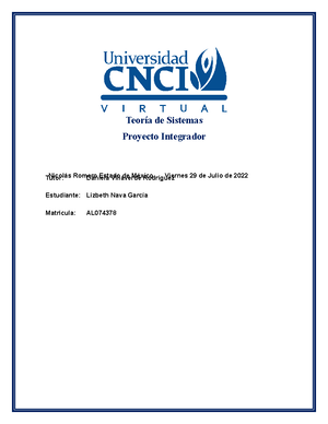 Actividad 2 Teoria De Sistemas Teoría De Sistemas Studocu