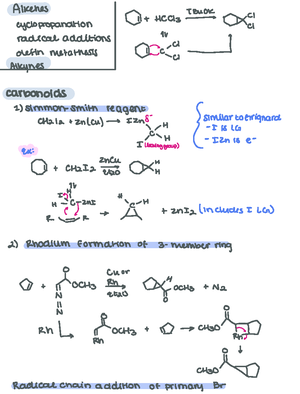 Orgo II Exam 2 Notes - CHEM201201 - Studocu
