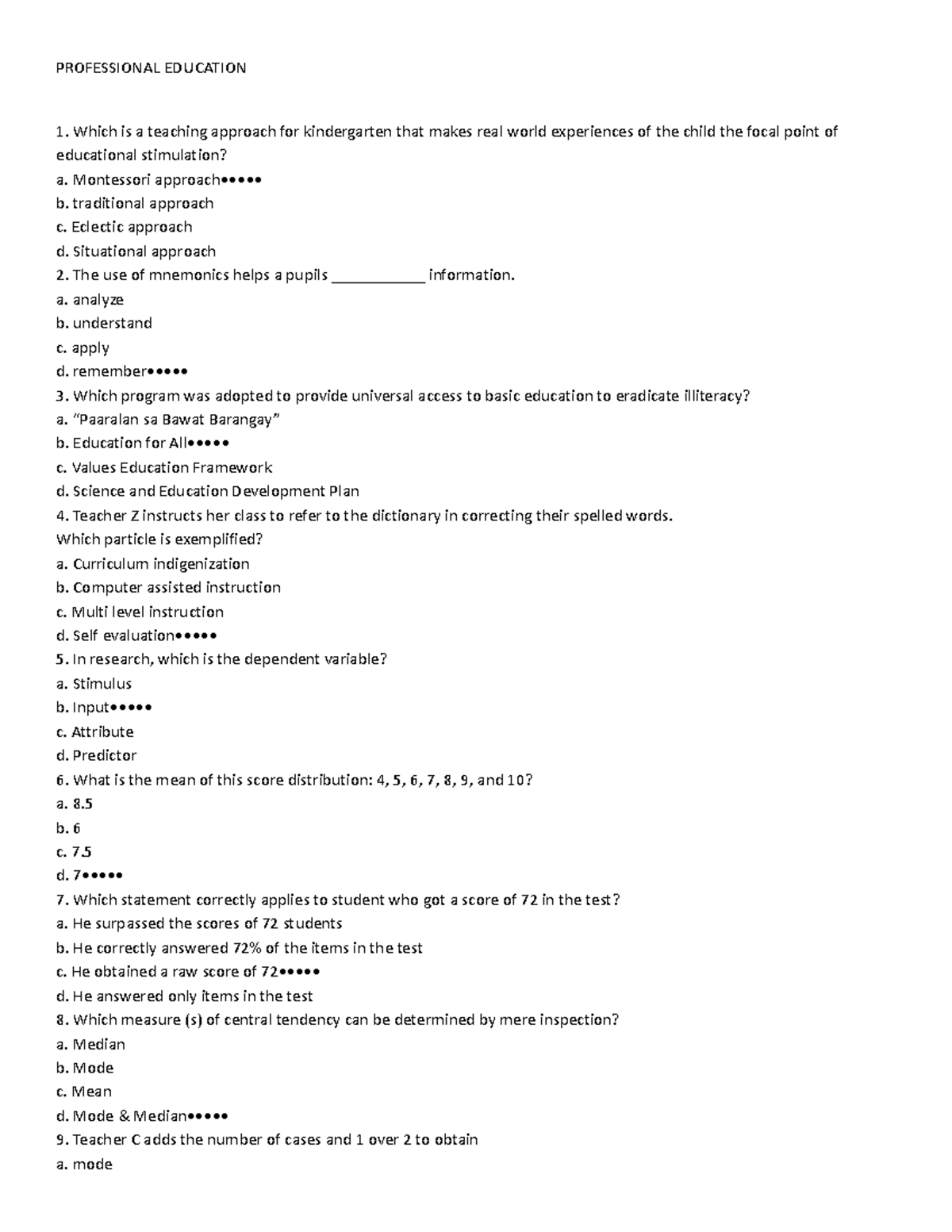 Let Prof Ed Final Coaching Professional Education Which Is A Teaching