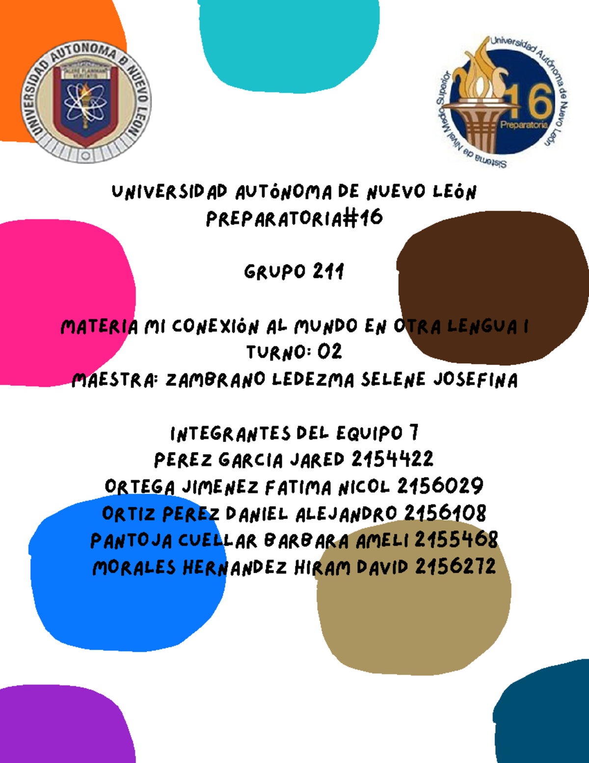 EQP7 Mcmli ETP1 EV-2 - Espero sirva - Universidad Autónoma De Nuevo ...