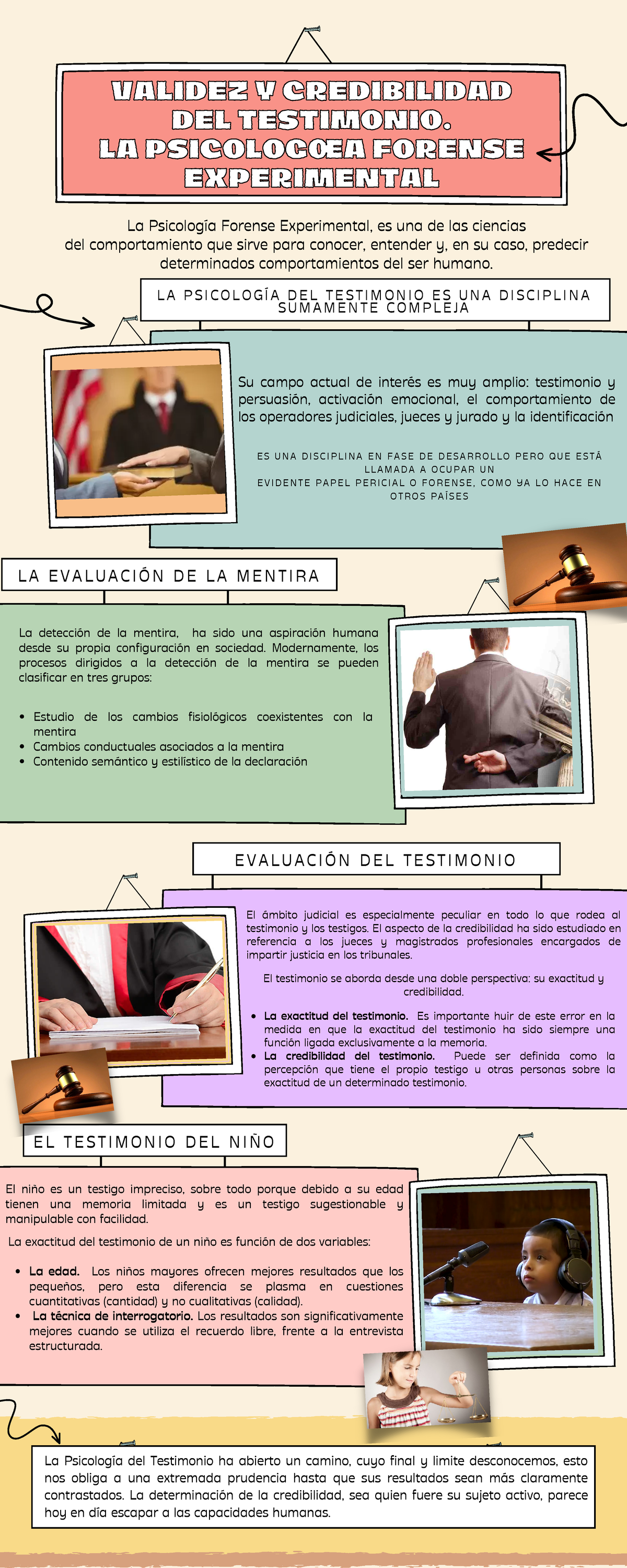 Infografia Validez Y Credibilidad - LA PSICOLOGÍA DEL TESTIMONIO ES UNA ...