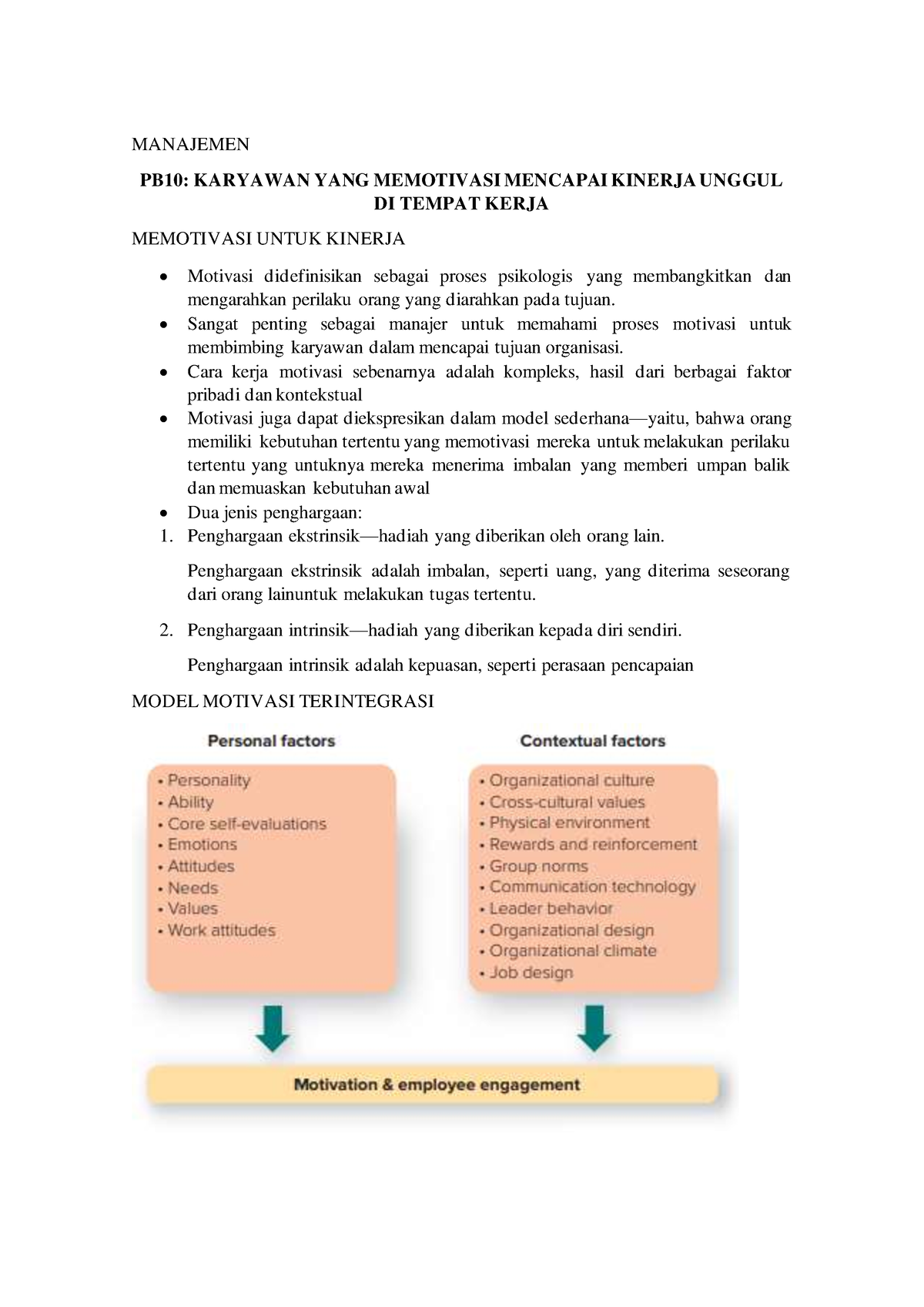 KARYAWAN YANG MEMOTIVASI MENCAPAI KINERJA UNGGUL DI TEMPAT KERJA ...