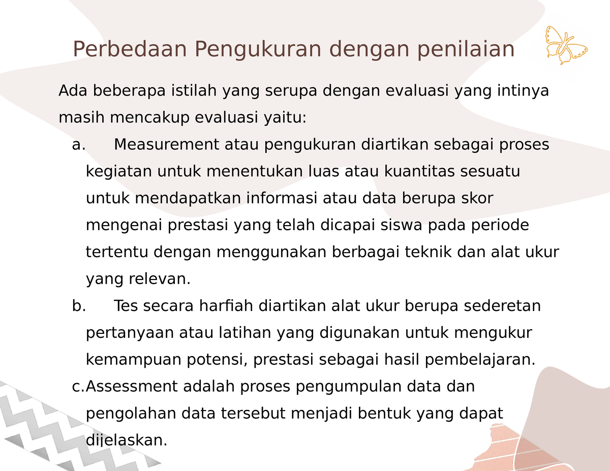 Perbedaan Pengukuran Dengan Penilaian - Measurement Atau Pengukuran ...