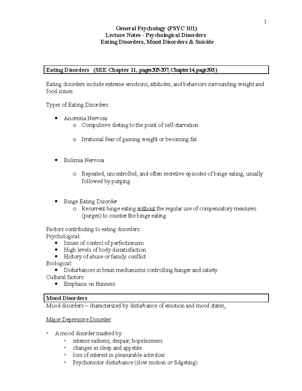 Eating+Disorders,++Mood+Disorders,+and+Suicide - General Psychology ...
