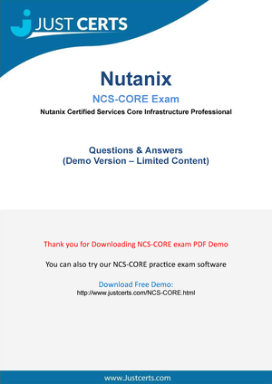 NCS-Core Examengine | Sns-Brigh10