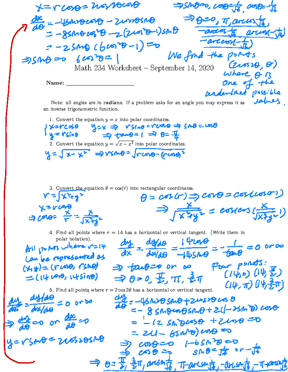 02-1-solu - discussion questions - Math 234 Worksheet – September 14 ...