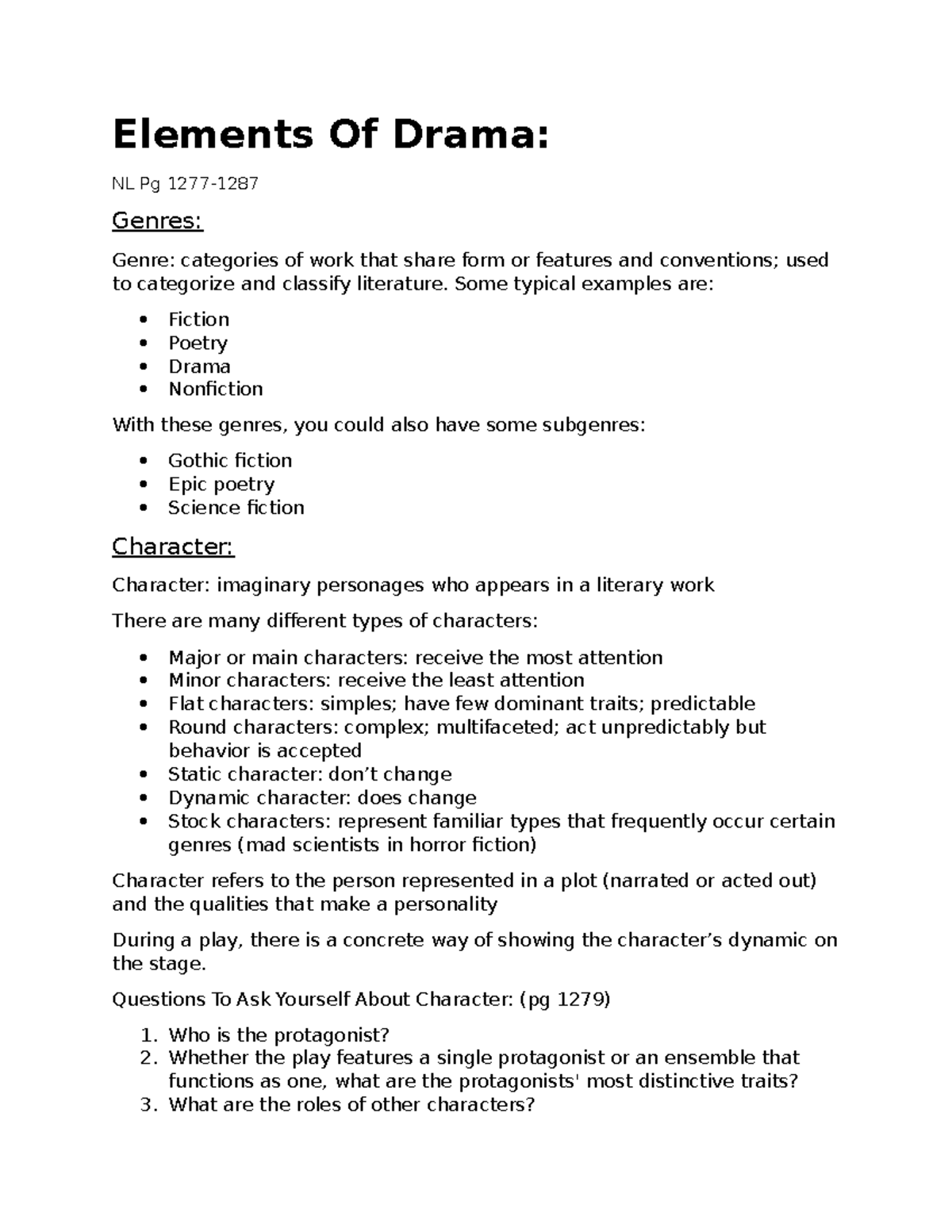 elements-of-drama-nl-notes-elements-of-drama-nl-pg-1277-genres