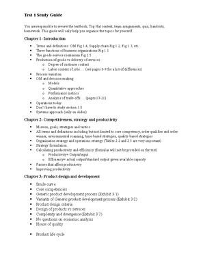 OPS EXAM 2 - zhong notes from lecture and textbook - Chapter 7 ...