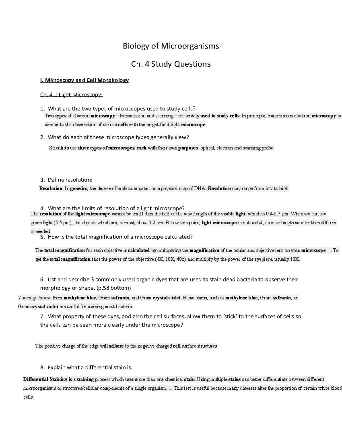 Kami Export - Athan Rassekhi - Ch. 4 notes. #1-12 - Biology of ...