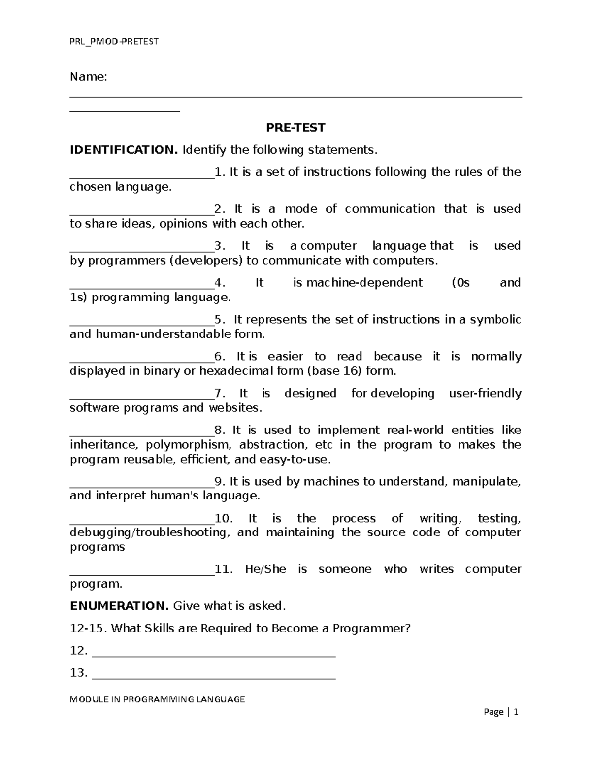 prl-pmod-pre-test-activity-prl-pmod-pretest-name-pre-test