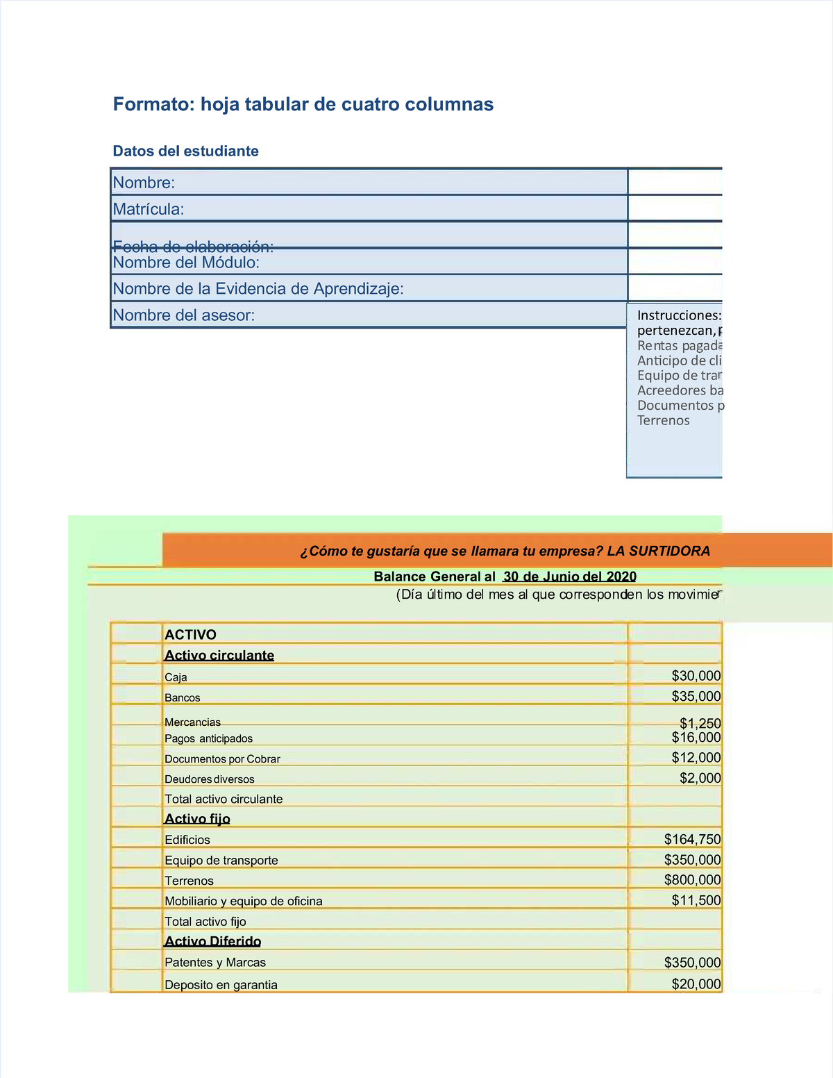 Pdf-ea4-estructura-del-balance-general-uveg Compress - Formato: Hoja ...