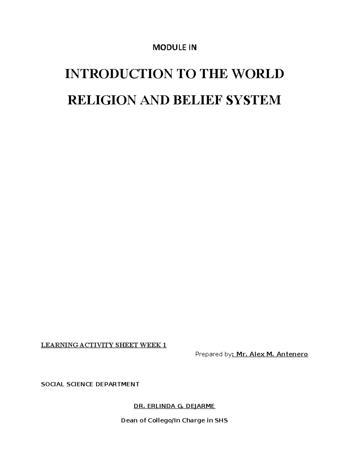 essay about world religion and belief system