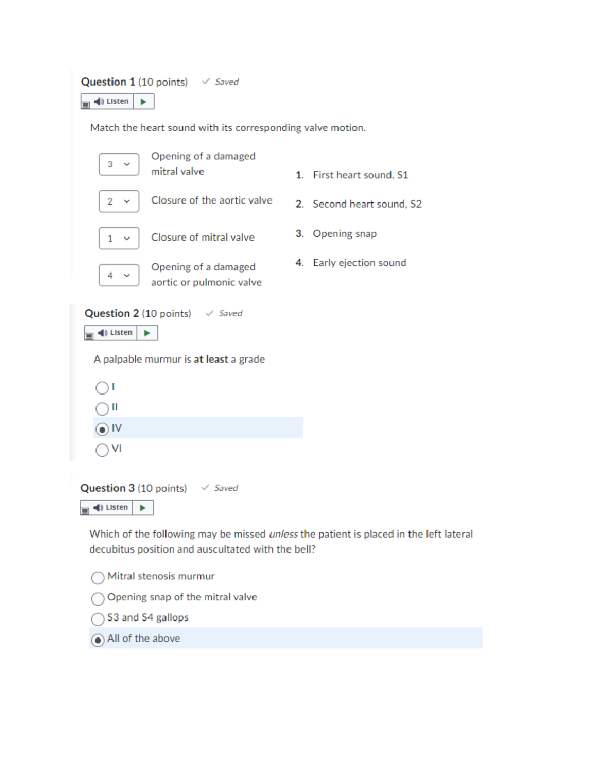 Cardiovascular quiz - NURS 6421 - Studocu