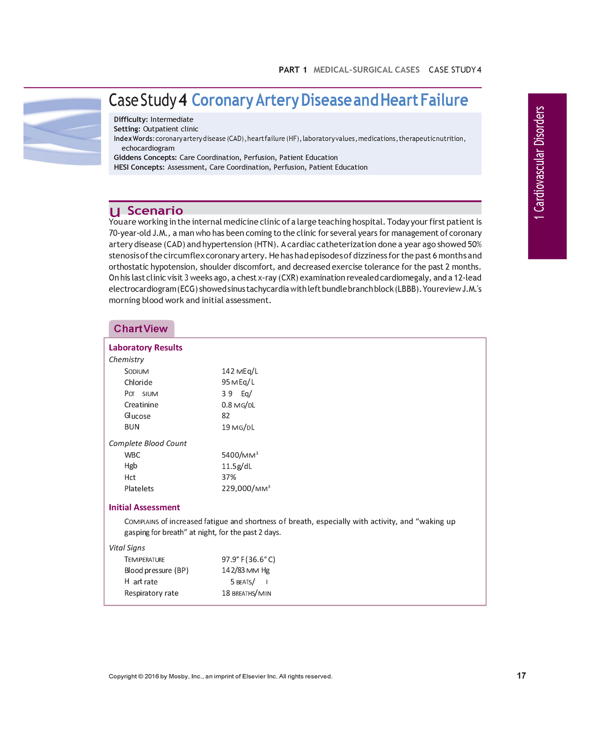 nursing case study chf