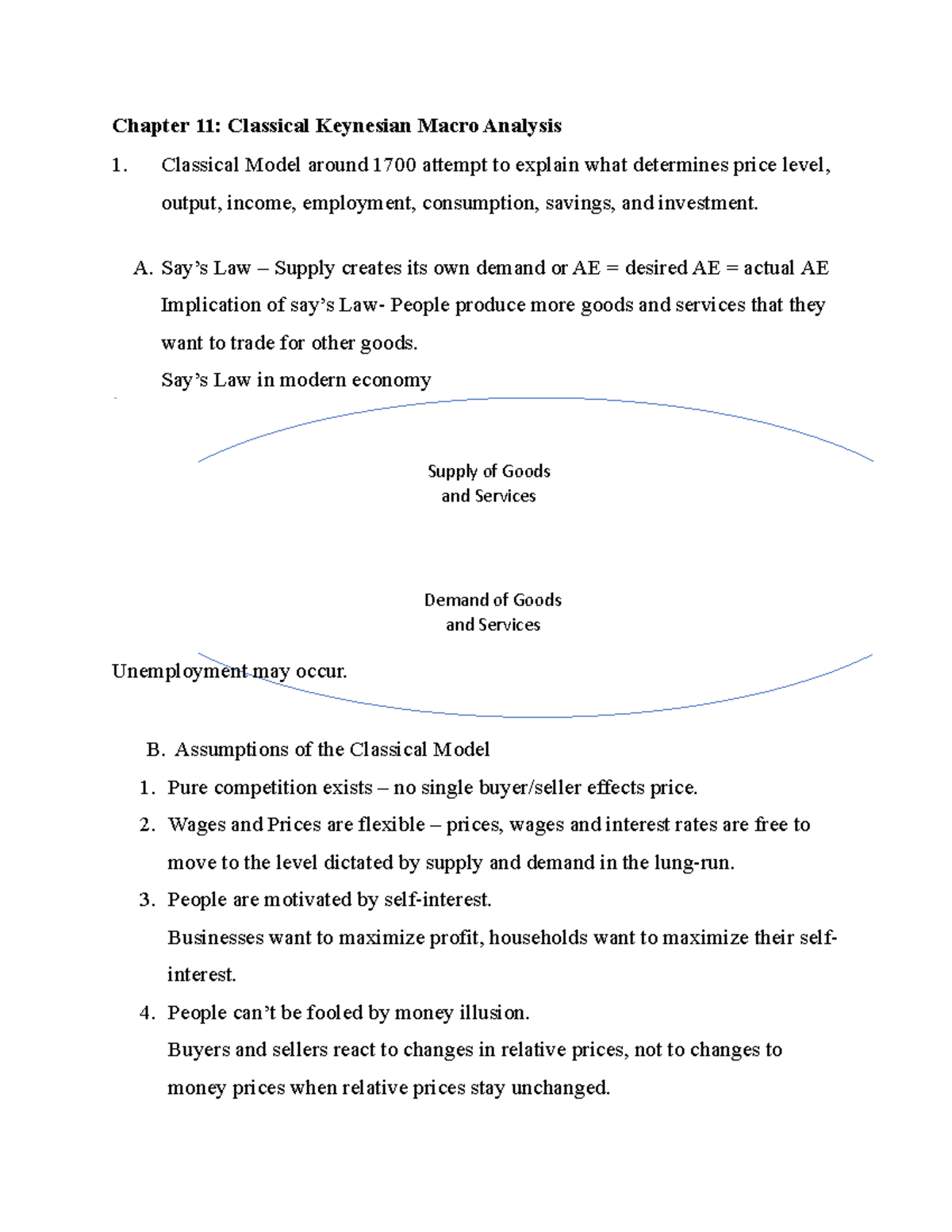 ECON122 Principles of Macroeconomics - Chapter 11 - Notes - O utp ut In ...