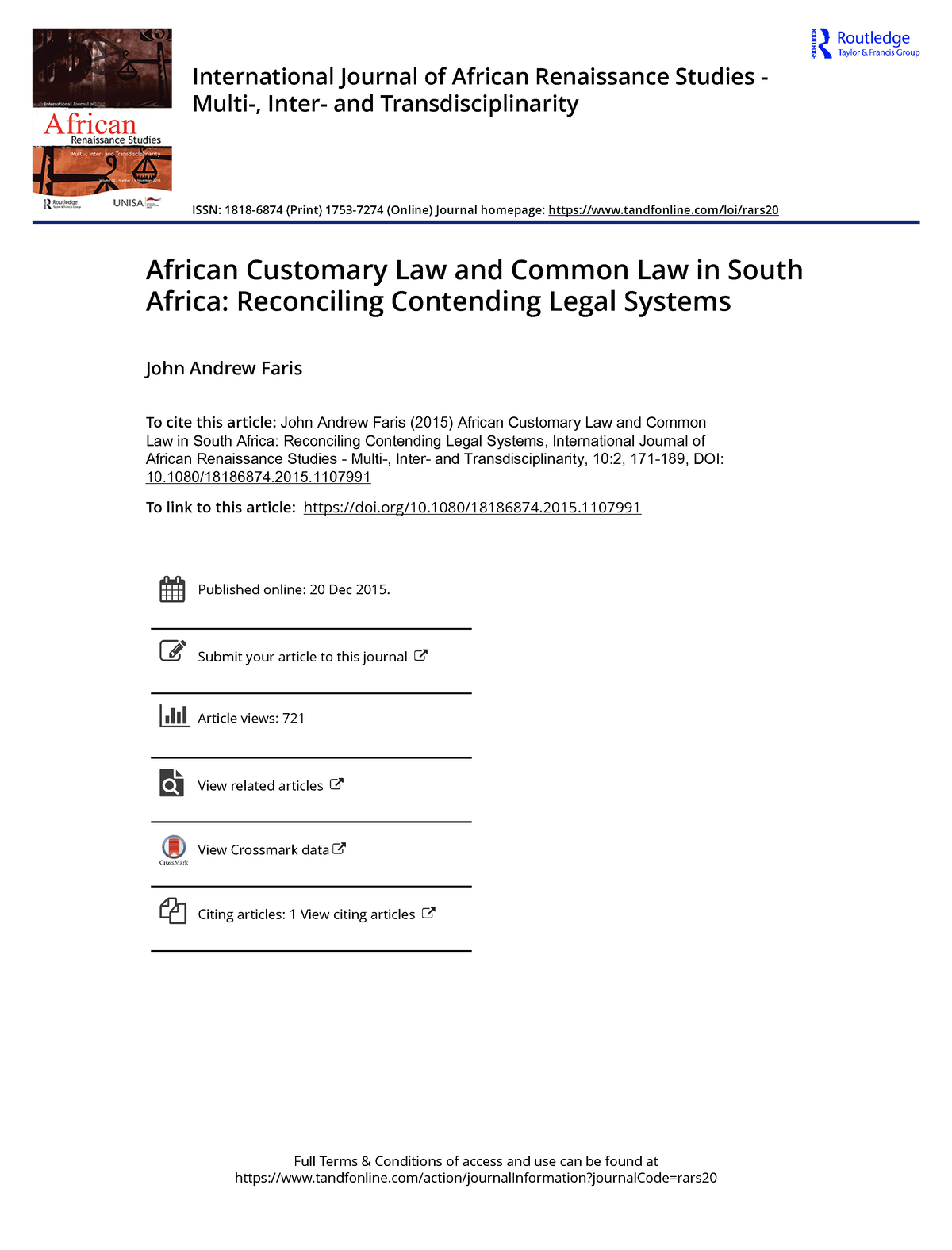 What Is Common Law In South Africa