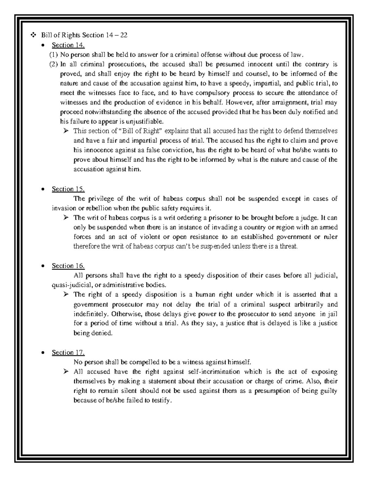 bill-of-rights-section-14-22-duties-and-obligations-of-a-filipino