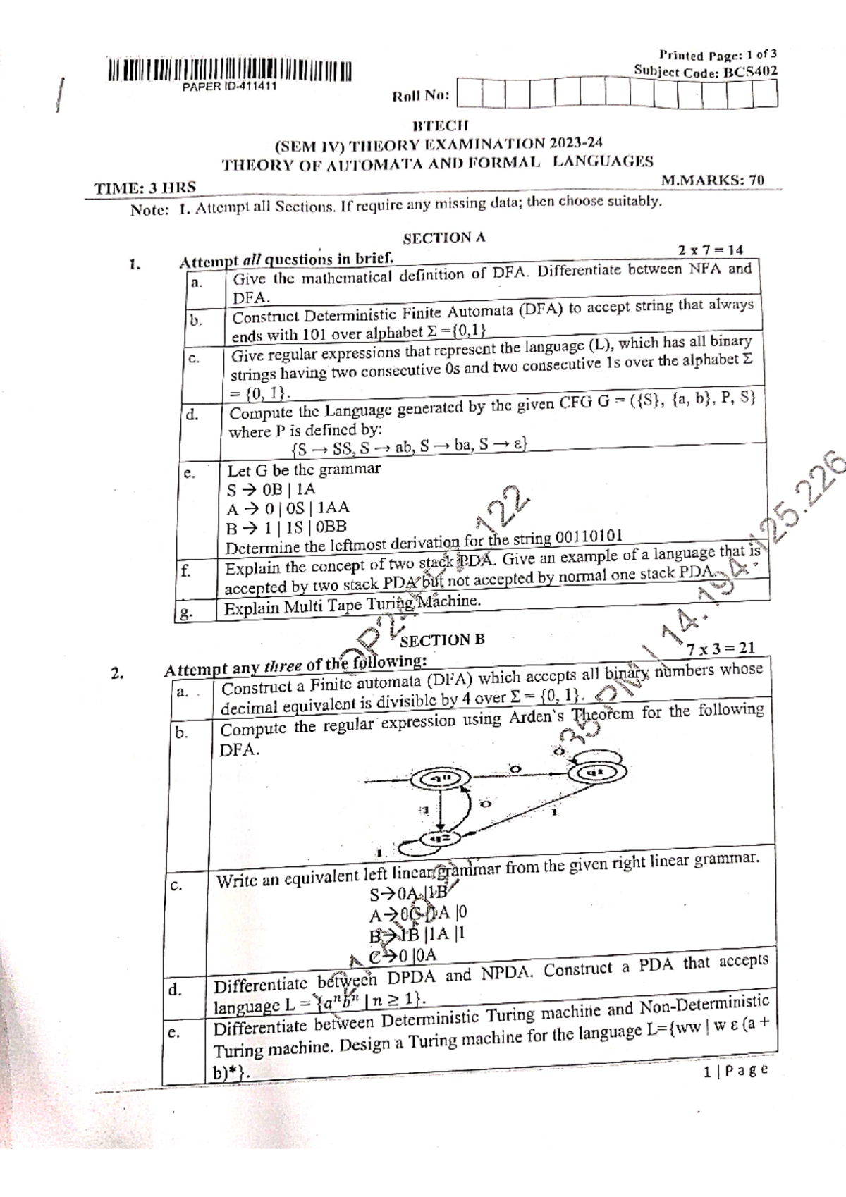 Doc Scanner 21Aug2024 224 pm Printed Page 1 of 3 Subject Code