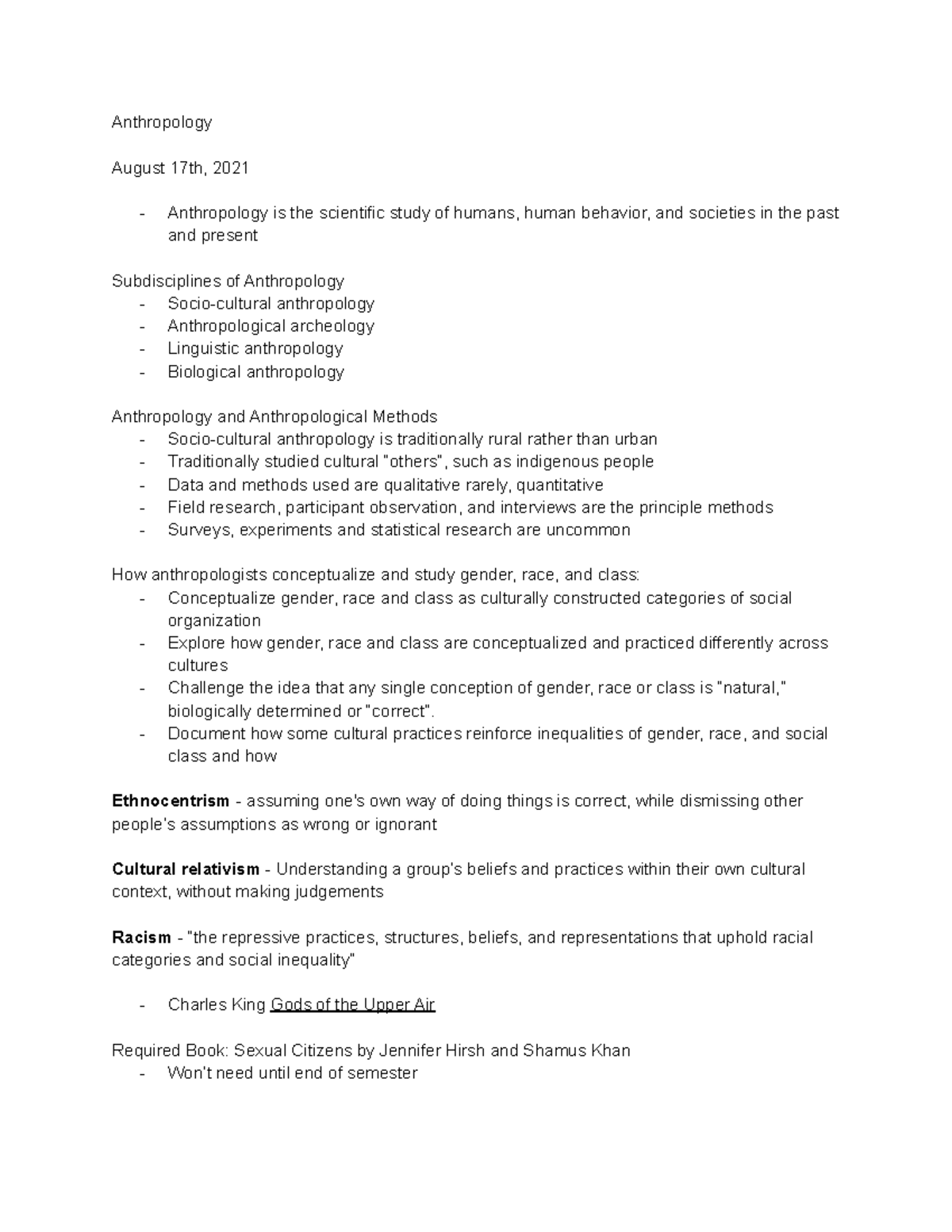 Anthropology 2420 1 2 Anthropology August 17th 2021 Anthropology   Thumb 1200 1553 