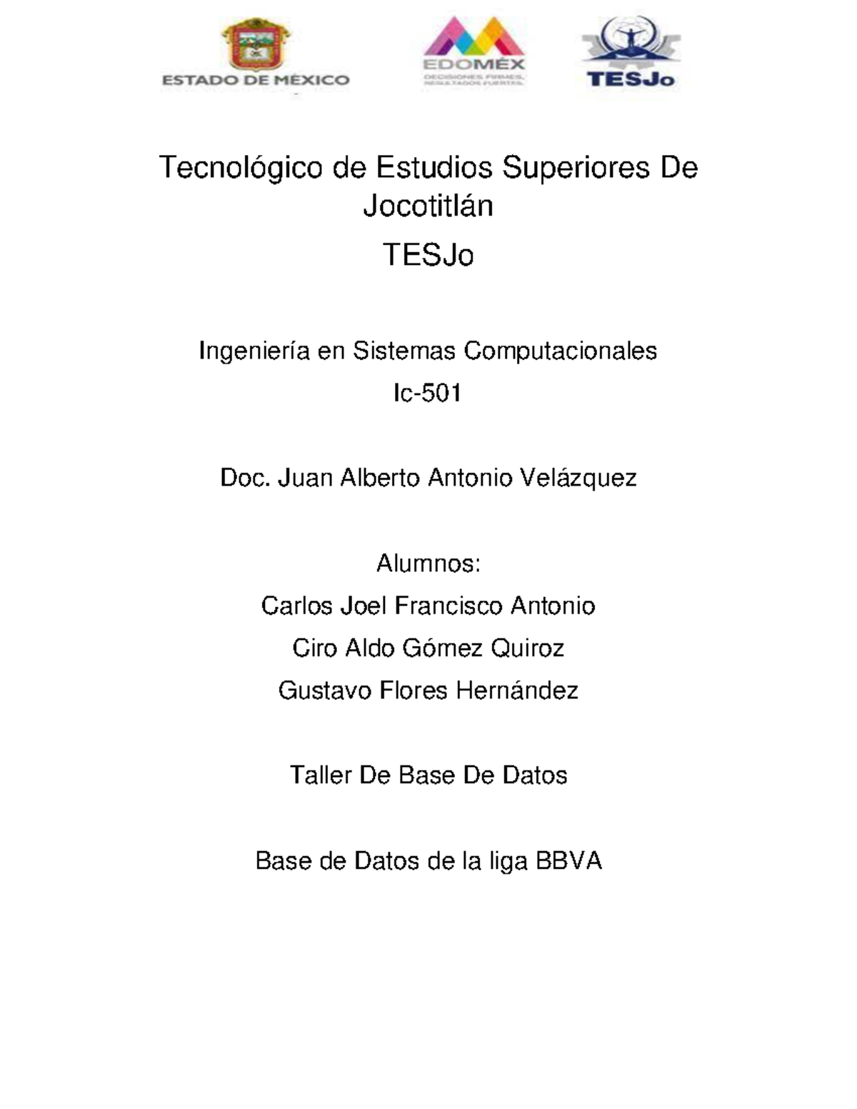 Tecnológico de Estudios Superiores De Jocotitlá 1 - Tecnológico de ...