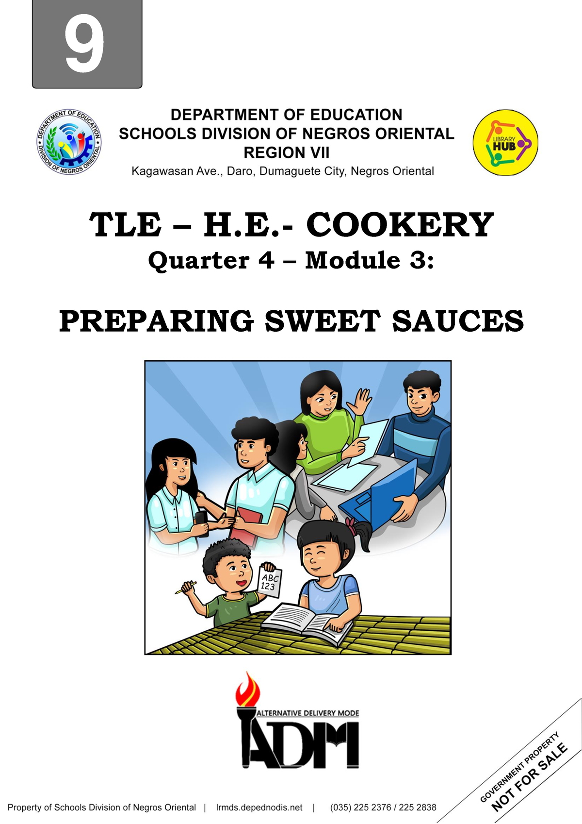 HE Cookery-G9 Q4 Module 3 - 9 TLE – H.- COOKERY Quarter 4 – Module 3 ...