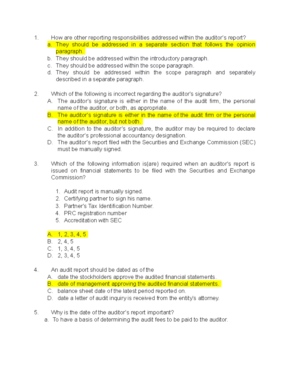 Auditing- Theory-Comprehensive-Reviewer 2 - How Are Other Reporting ...