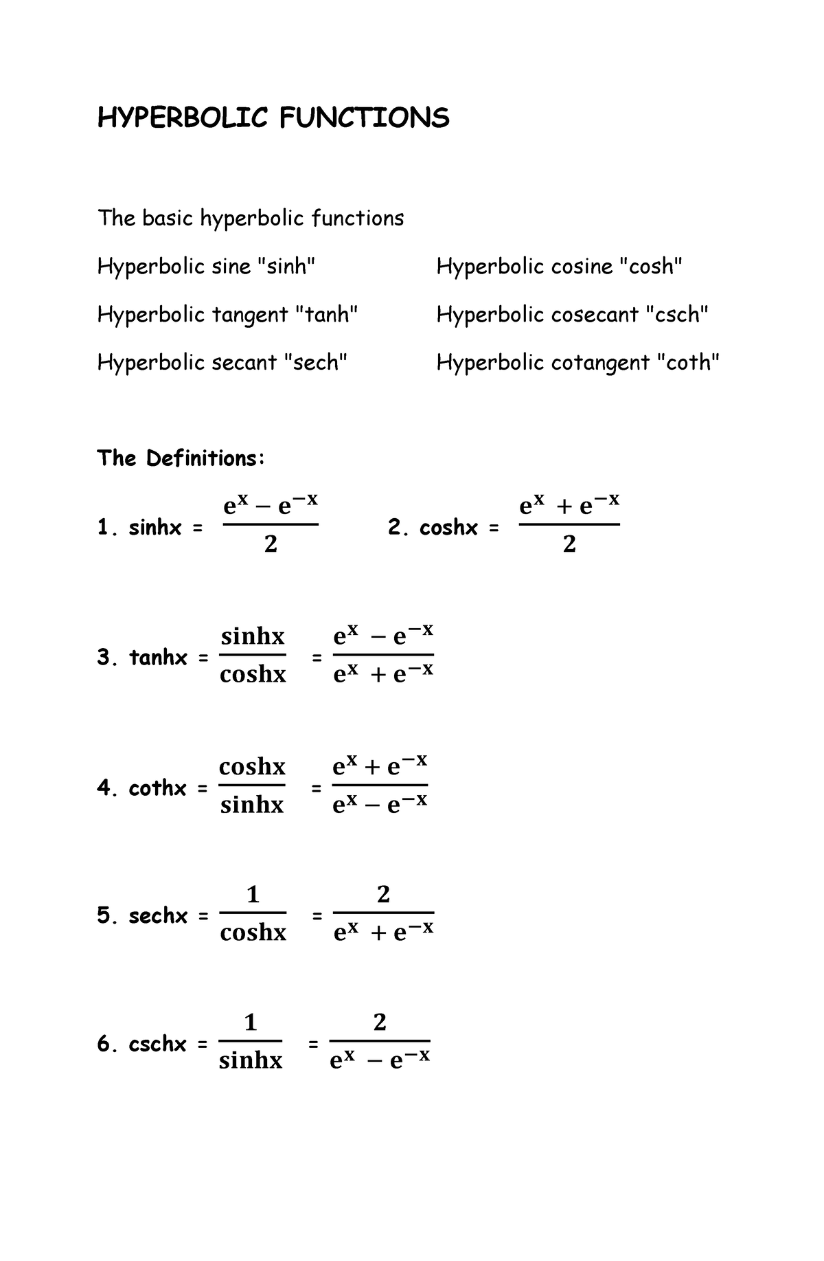 hyperbolic-functions-hyperbolic-functions-the-basic-hyperbolic