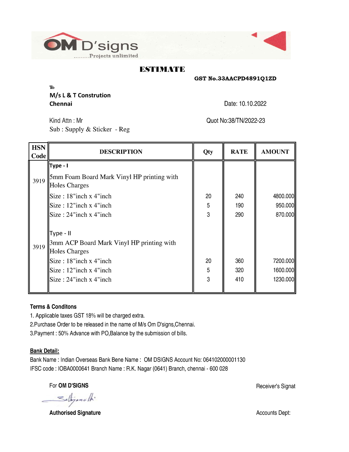 quotation-no-38-nthing-gst-no-to-m-s-l-t-constrution-chennai-kind