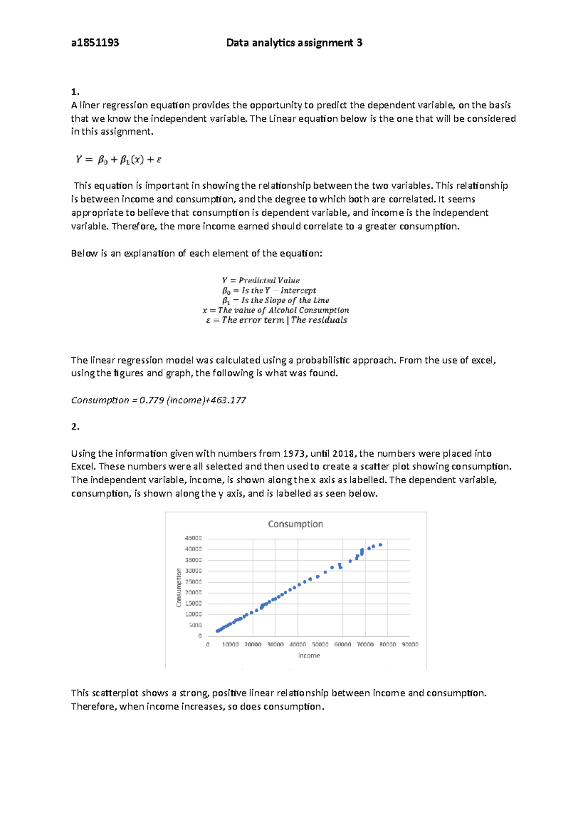 data analytics assignment