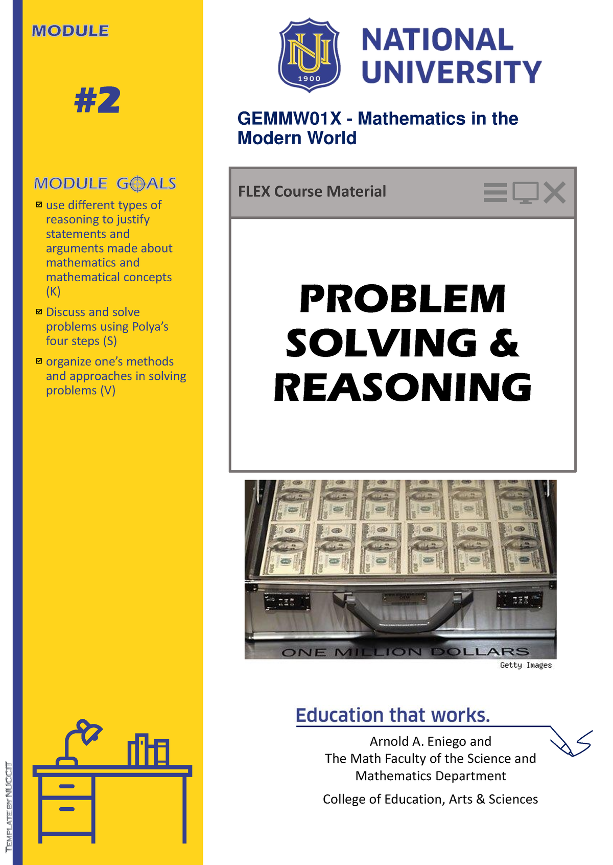 CM 3 MMW Chapter 3 Problem Solving And Reasoning Module - FLEX Course ...