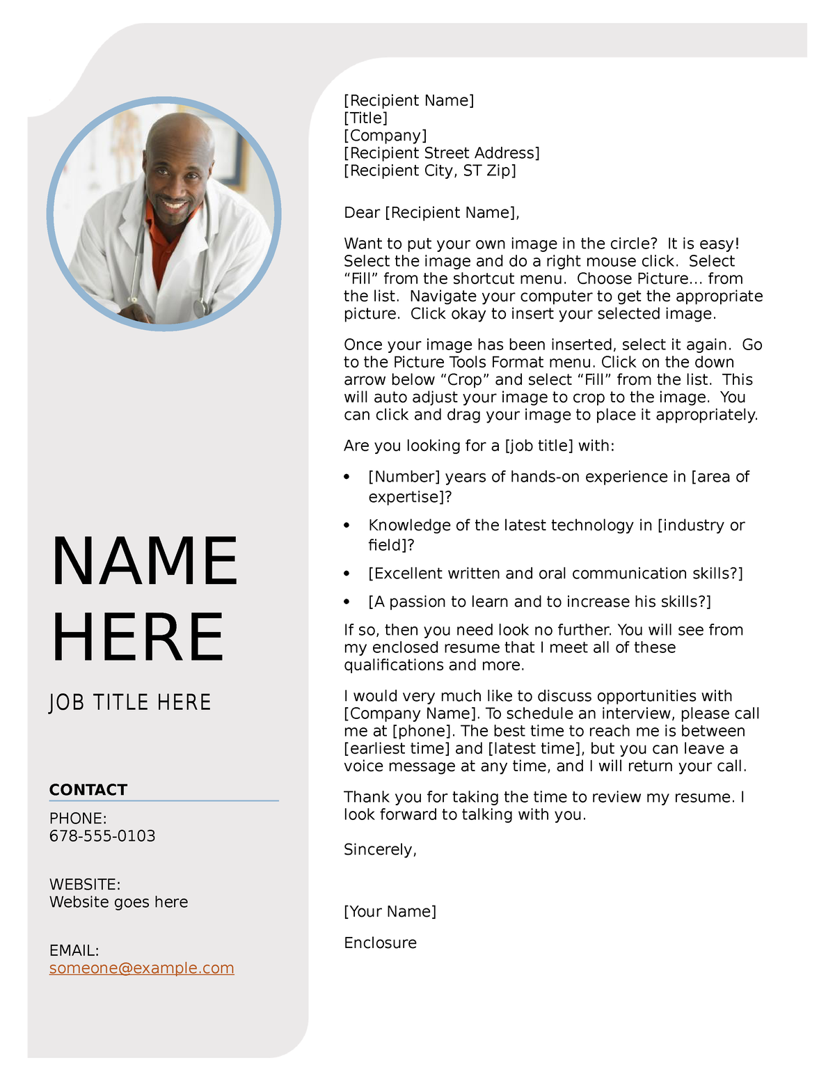 Resume - [Recipient Name] [Title] [Company] [Recipient Street Address ...