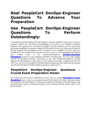 DevOps-Engineer Latest Exam Guide