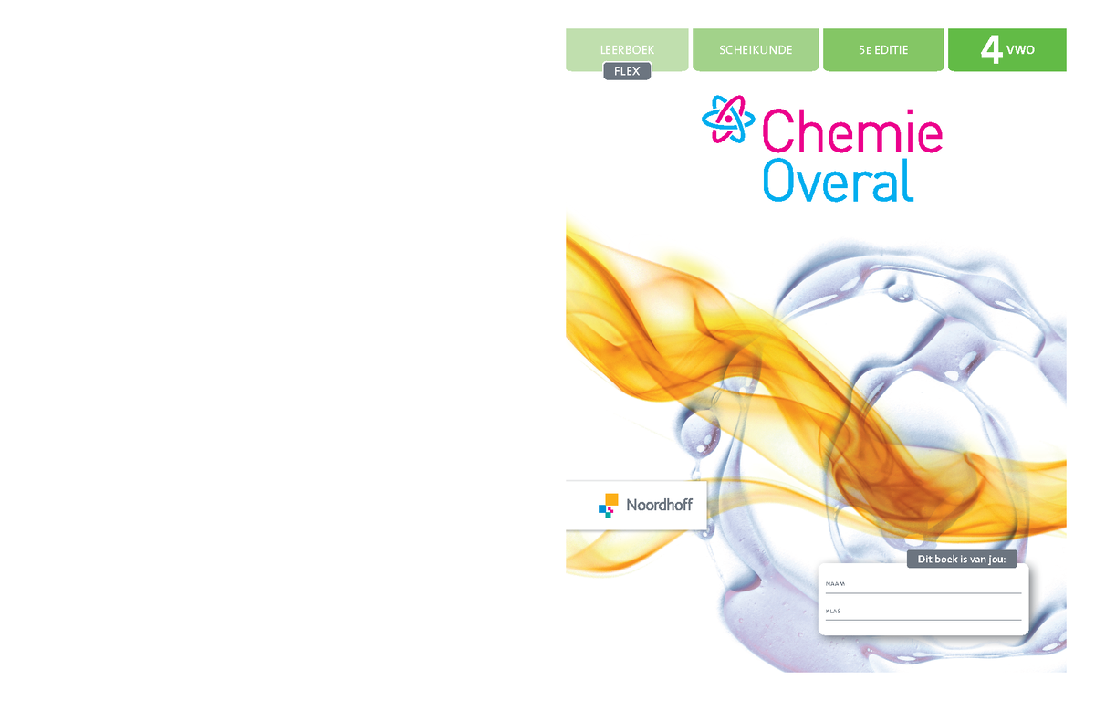 Noordhoff Voortgezet Onderwijs Startmateriaal - Chemie Overal 5e Ed Vwo ...