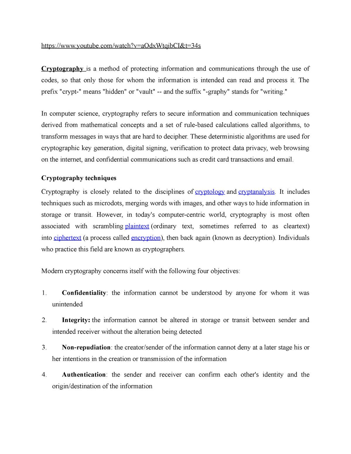 Cyptography - This Is An Assignment Assigned By Professors And Here Is 