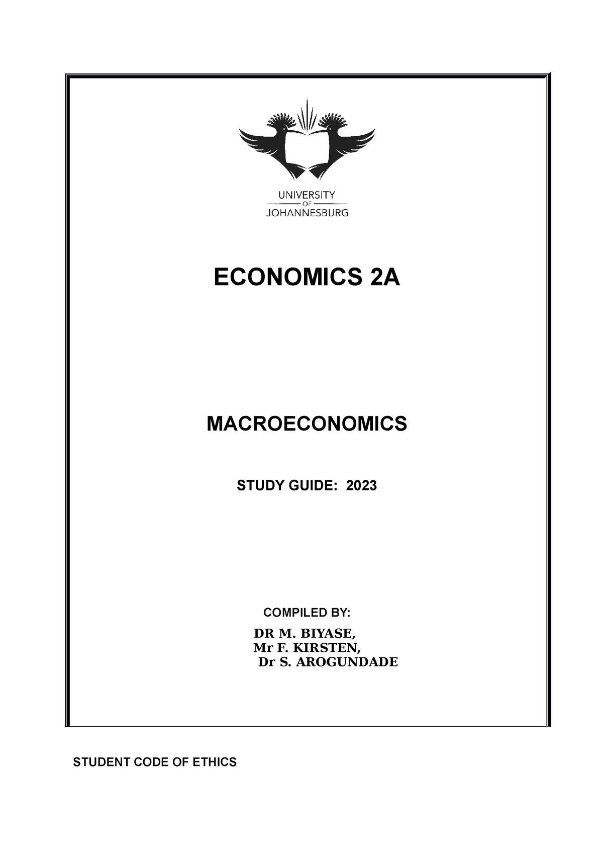 economics assignment 2023