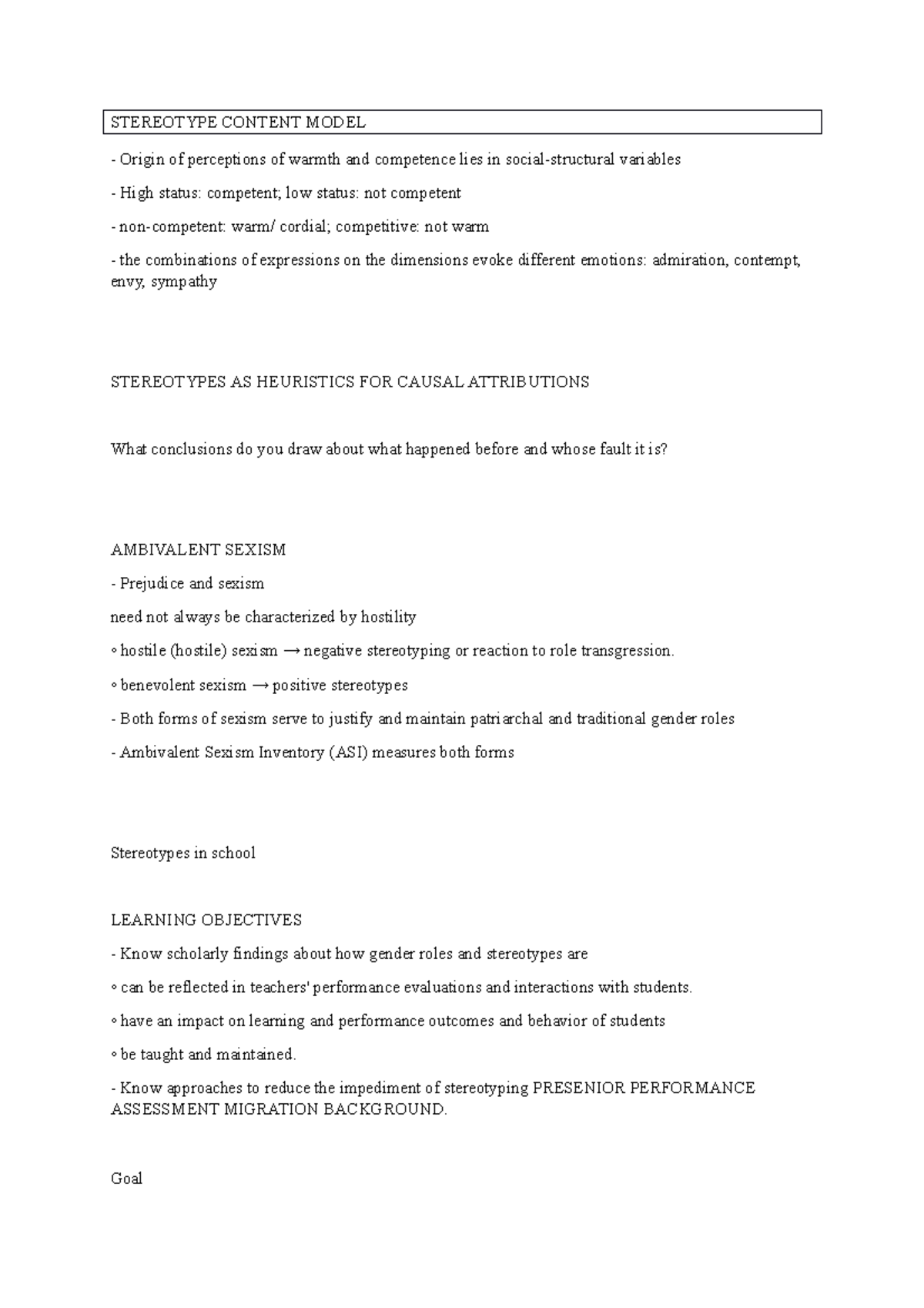 Stereotype Content Model - STEREOTYPE CONTENT MODEL Origin Of ...