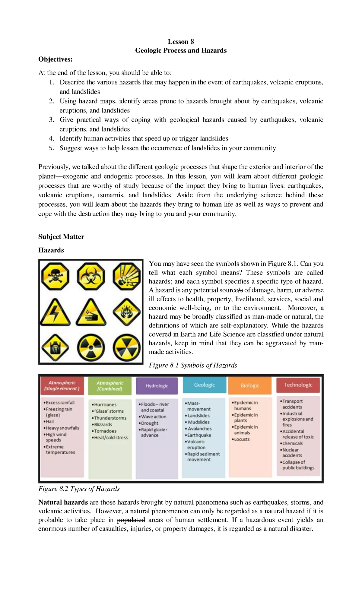 8-geologic-process-and-hazards-lesson-8-geologic-process-and-hazards