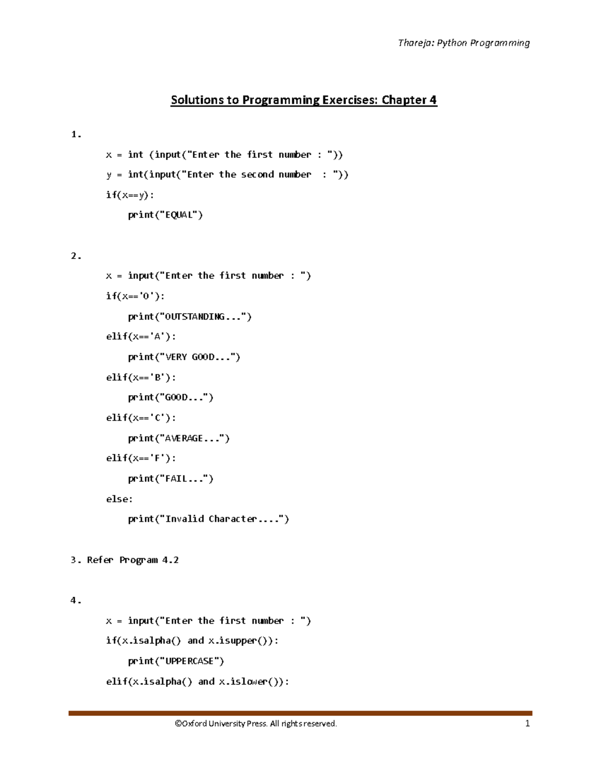 Chapter 4 - 2021 - Solutions To Programming Exercises: Chapter 4 1. X ...