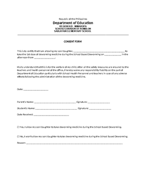 Homeroom Guidance Learners Development Assessment Junior h IGH School ...