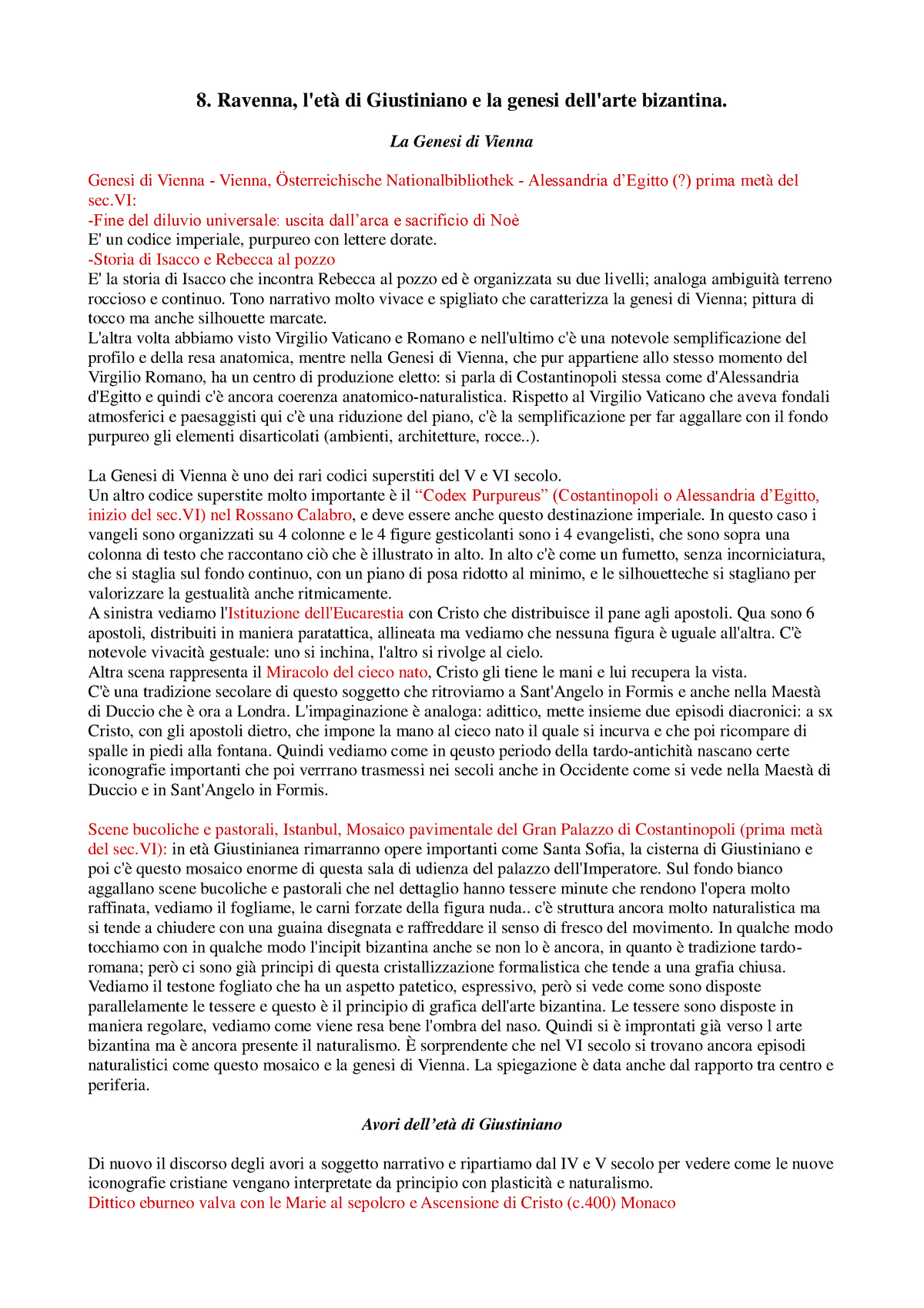 1.8 Ravenna, l'età di Giustiniano e la genesi dell'arte bizantina - 8.  Ravenna, l'età di Giustiniano - Studocu