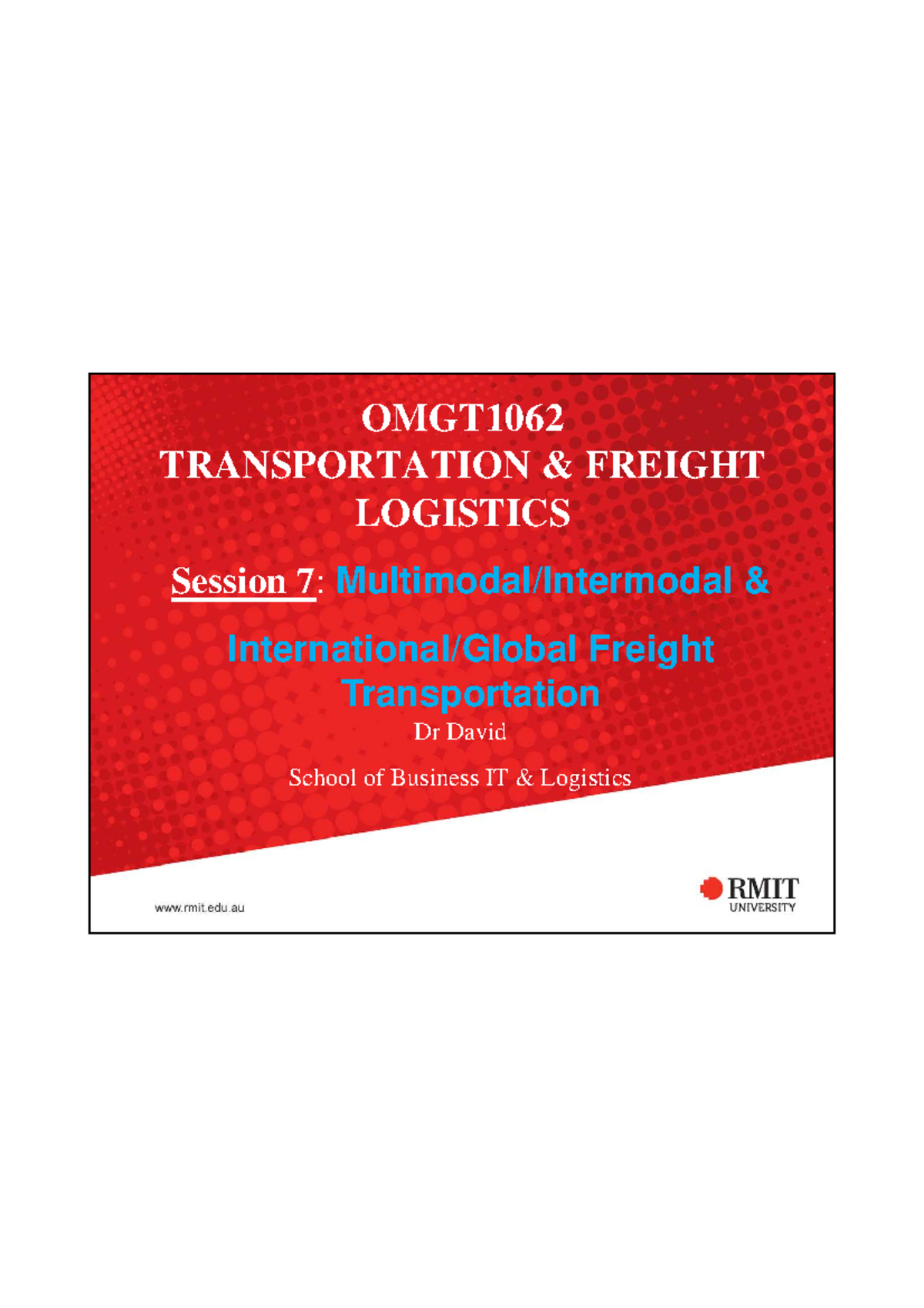 Transportation Freight Logistics: Intermodal vs Multimodal Freight ...