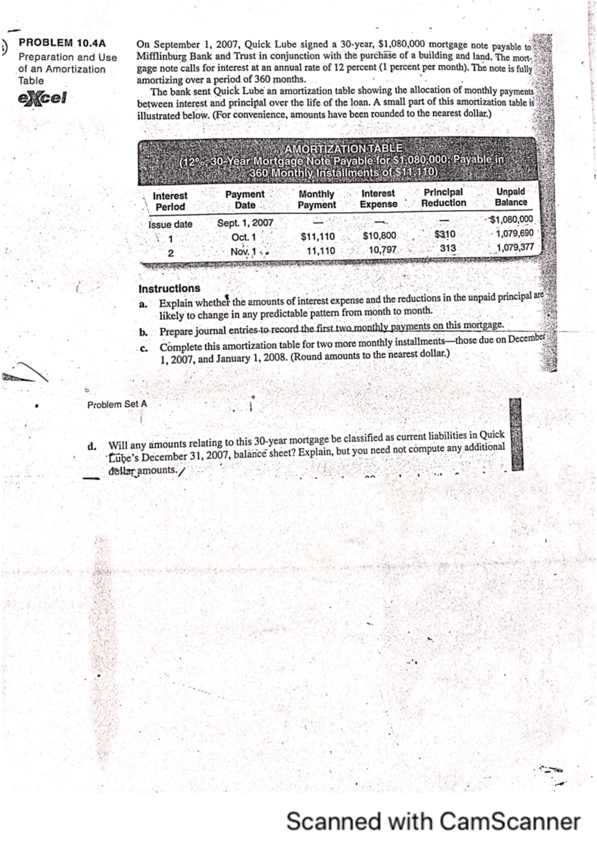 Installment Note Payable - Accounting - Studocu