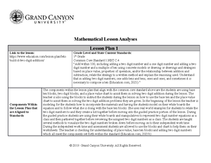 T5-Lesson Plan - Lesson Plan - GCU College Of Education LESSON PLAN ...