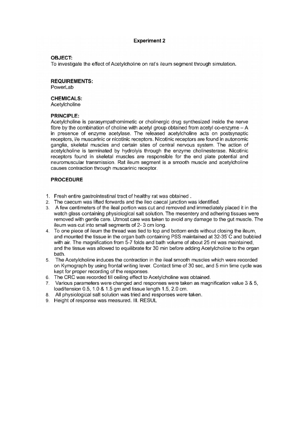 SBT Practical 2 - Human Basic of Medicine - Studocu