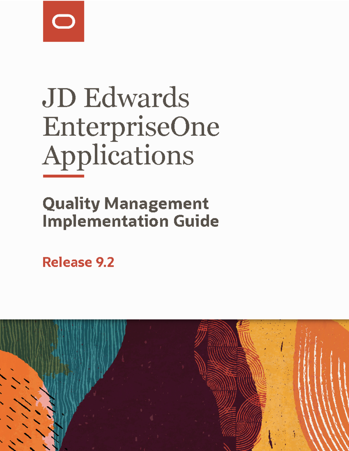 Quality management implementation guide - JD Edwards EnterpriseOne ...