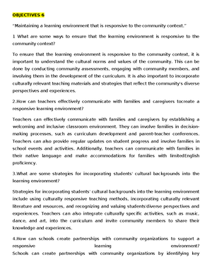 Actual OLD TRF - ranking for teachers - OBJECTIVE 6 How do you maintain ...