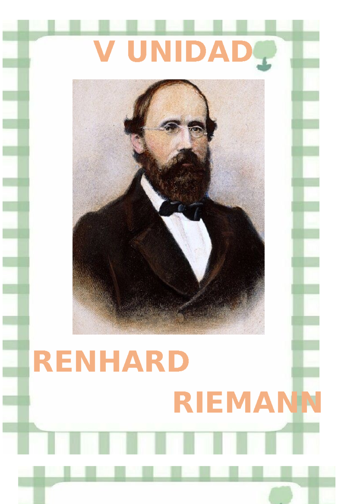 RENHARD RIEMANN - V UNIDAD RENHARD RIEMANN Biografía ####### George ...